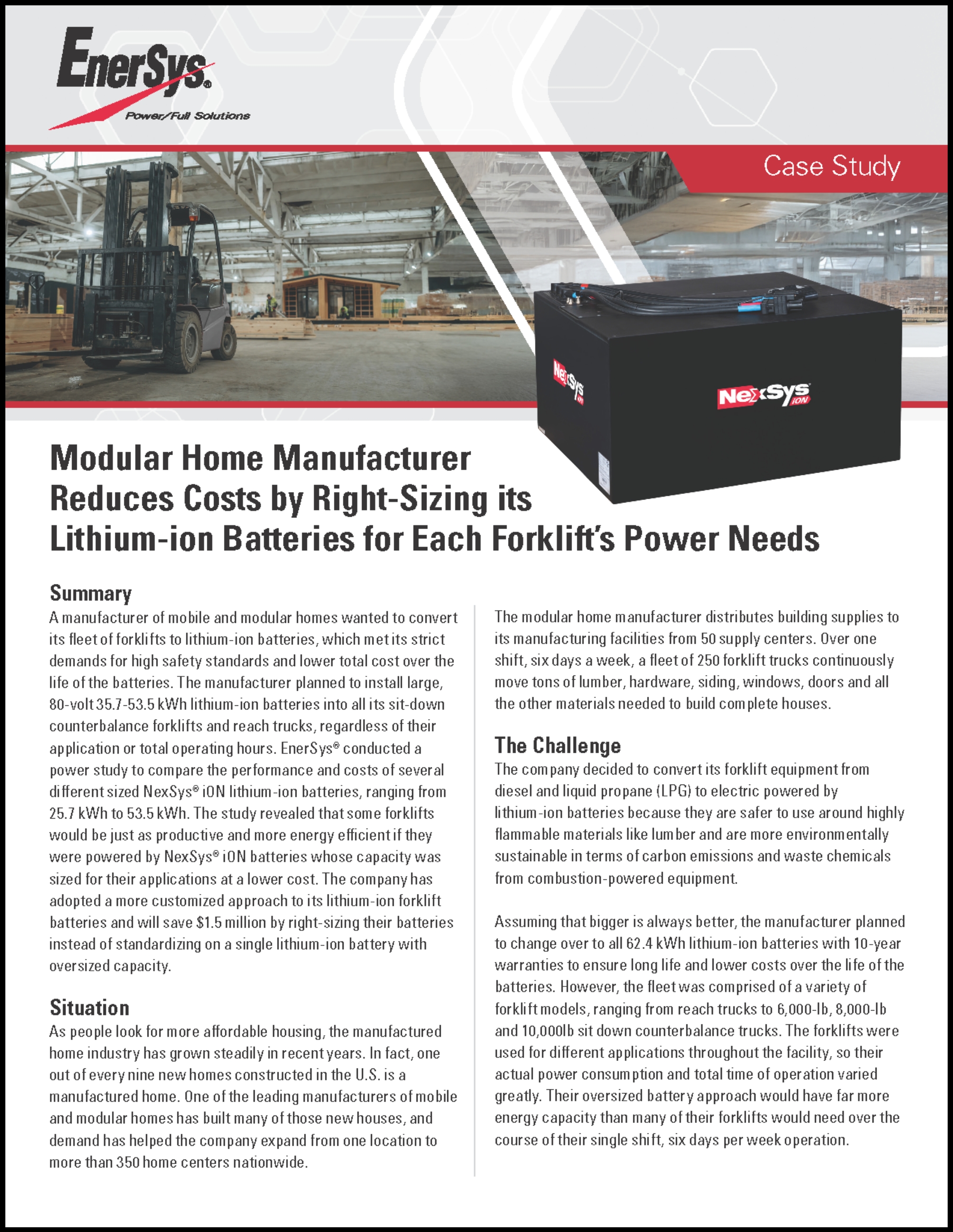 Case Study - NexSys iON Home Manufacturer thumbnail
